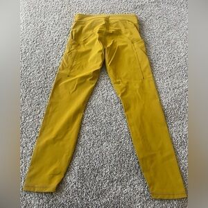 Authentic Lululemon Power Thru High-Rise Tight 25" Size 10 GLSP Gold Spice